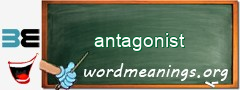 WordMeaning blackboard for antagonist